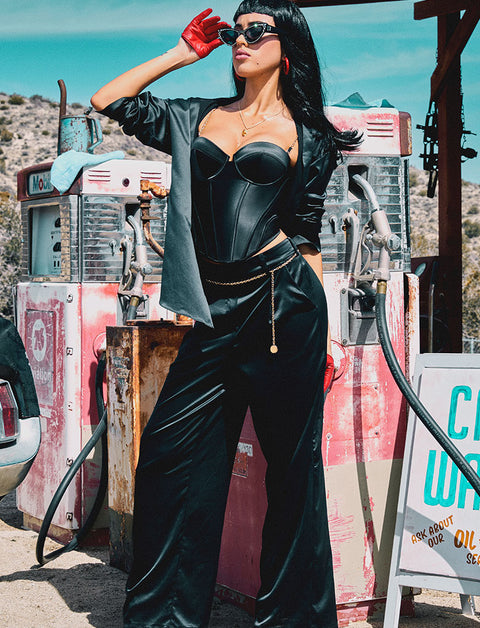 Lauren Black Long Sleeve Top
