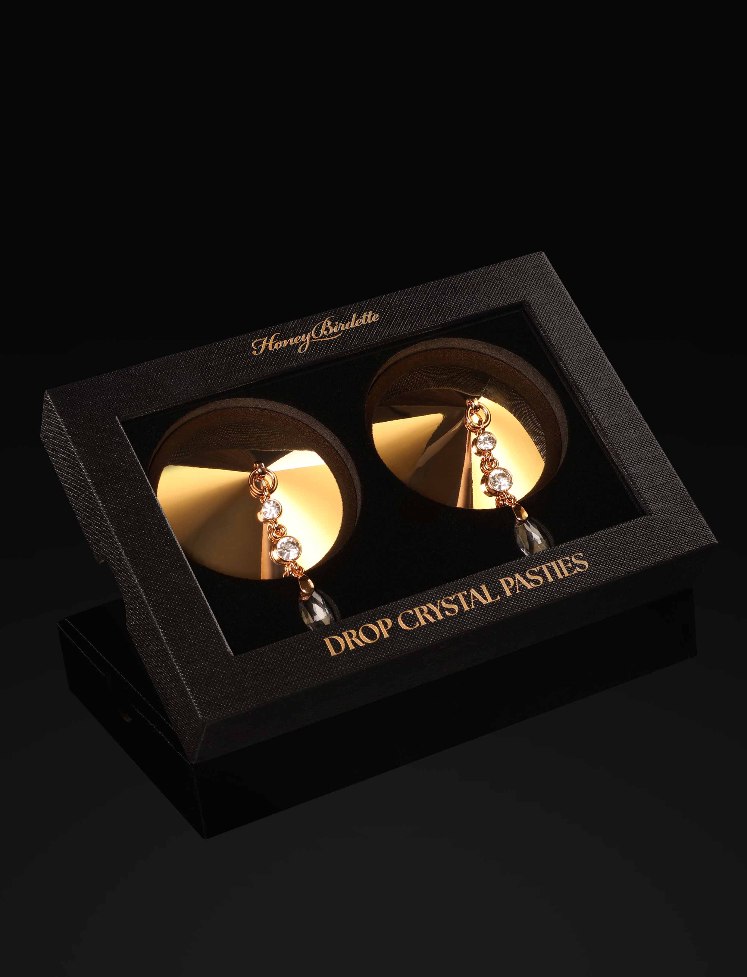 Gold Crystal Nipple Pasties