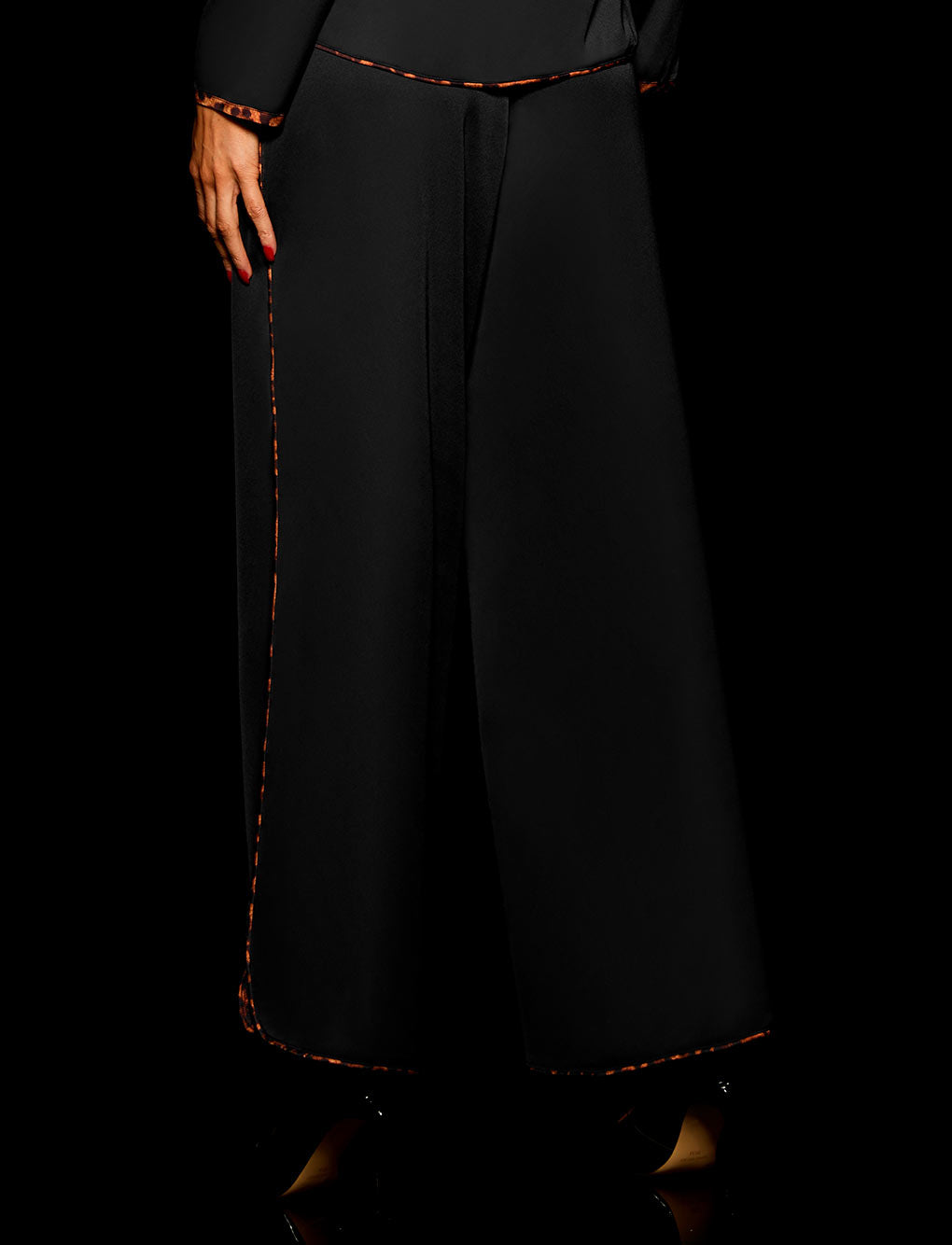 Harper Black Long Sleeve Loungewear Set