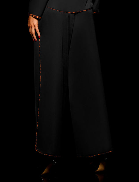 Harper Black Long Sleeve Loungewear Set