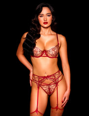 Adora Red Suspender