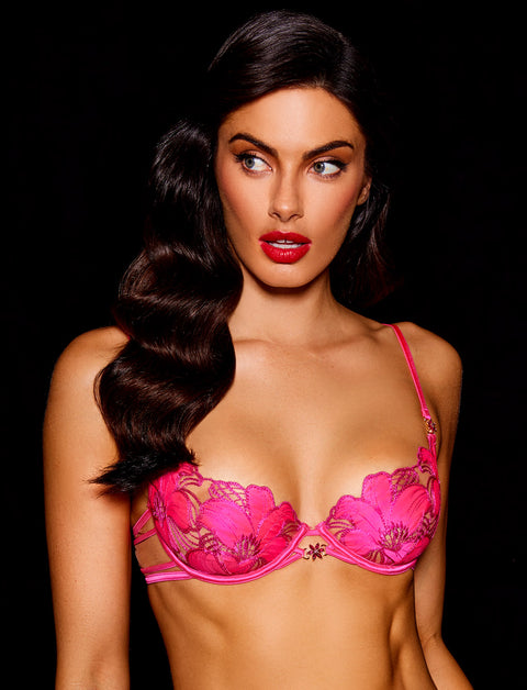 Allie Hot Pink Bra