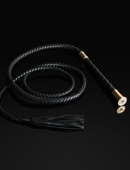 Black Leather Cat Whip