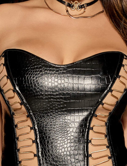 Chhaya Black Corset