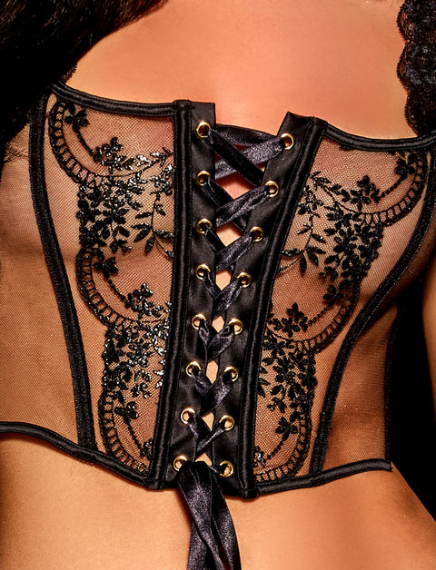 Eleanor Black Corset
