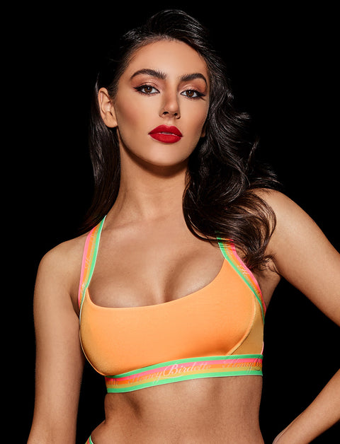 Essentials Orange Crop Top