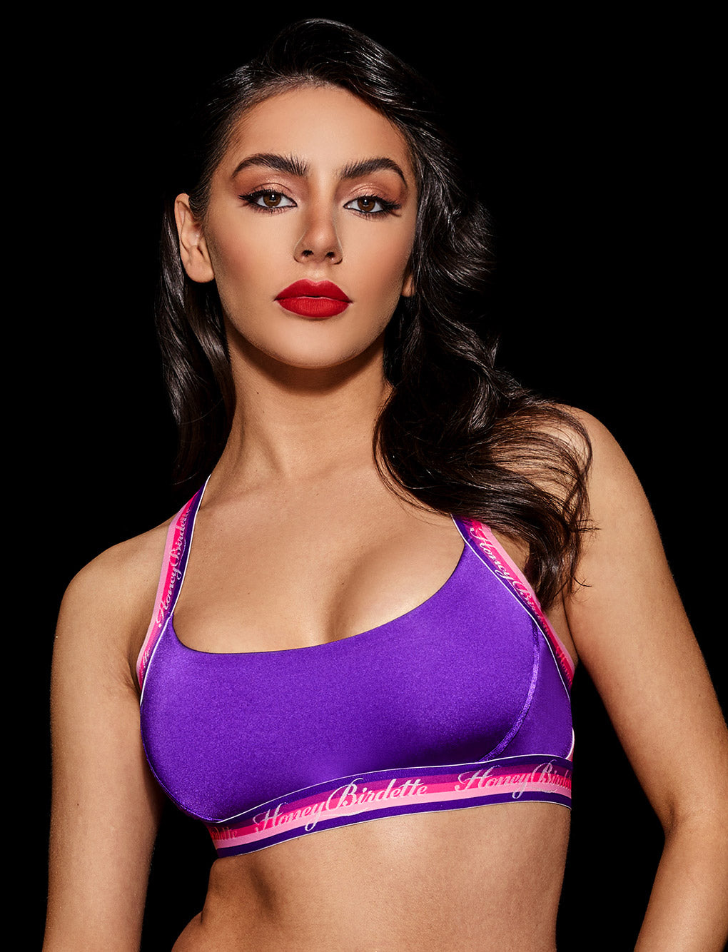 Essentials Purple Crop Top