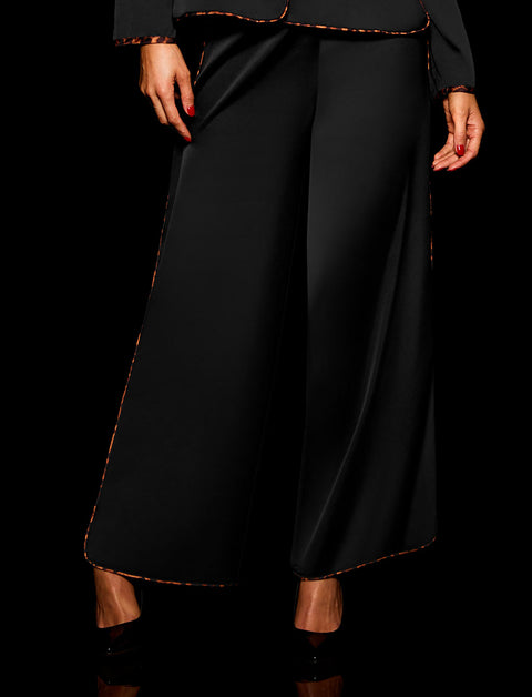 Harper Black Long Sleeve Loungewear Set