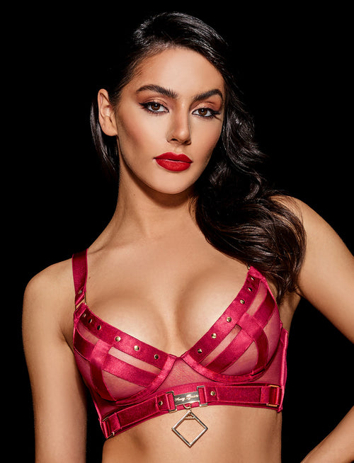 Indria Red Bra