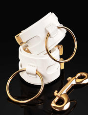 Jasmin White Wrist Cuffs