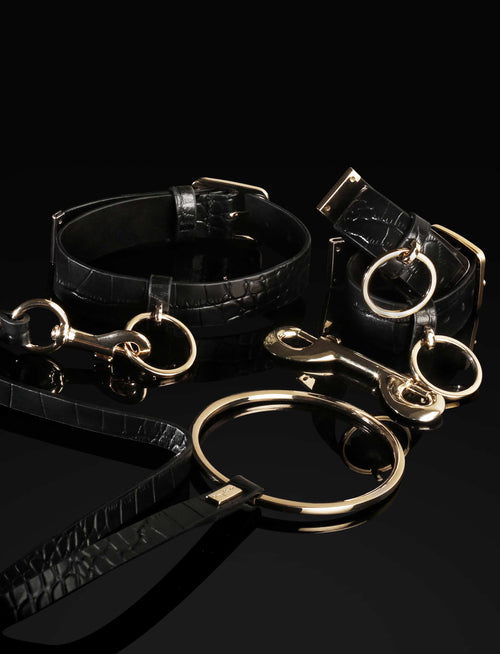 Mistress T Black Bondage Kit