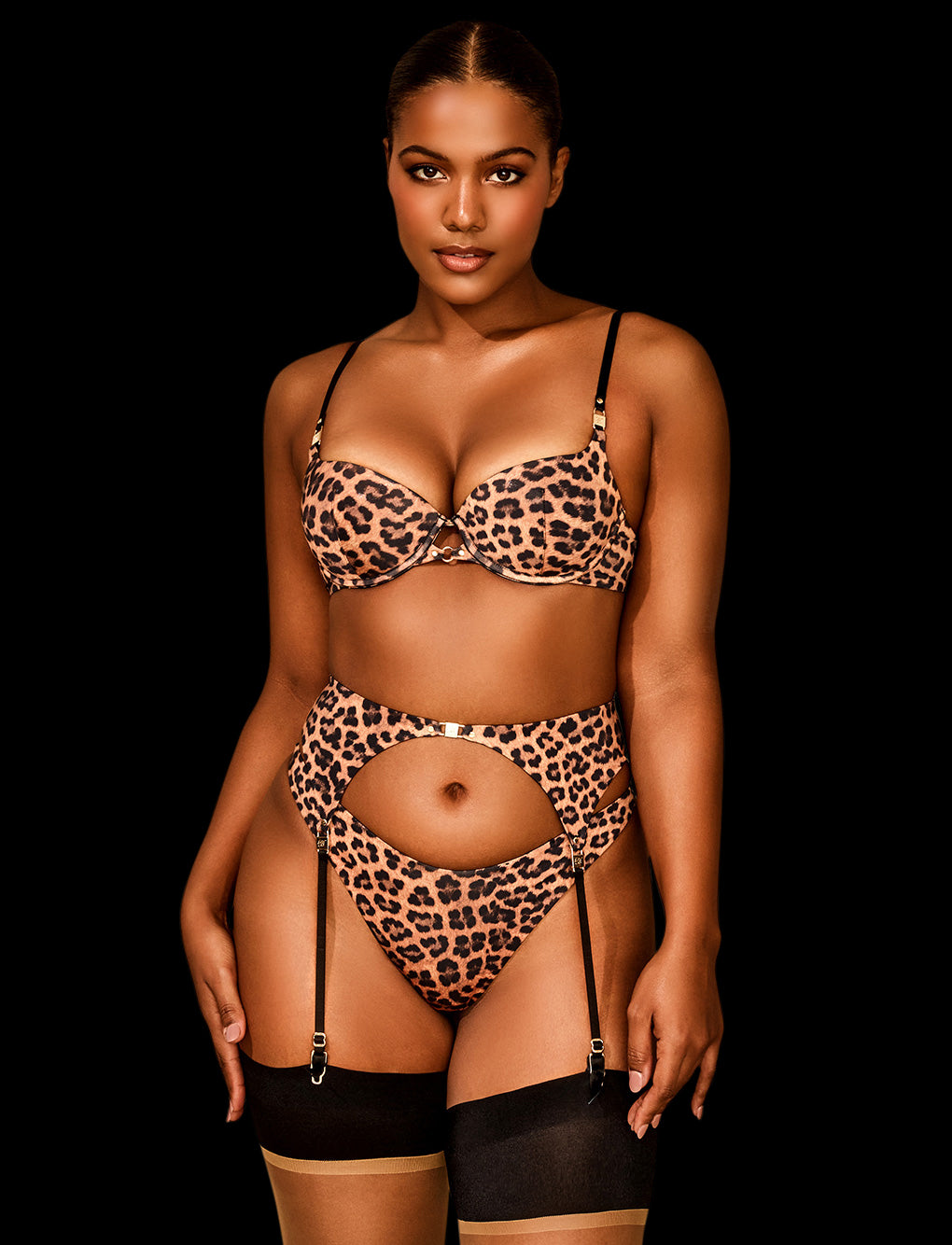 Everyday Smooths Leopard Suspender