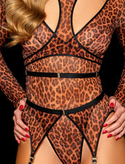 Sumi Leopard Lingerie Set