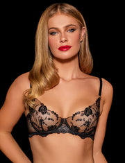 Whitney Black Bra