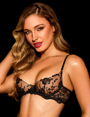 Whitney Black Bra