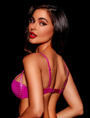 Ziva Pink Push Up Bikini Top