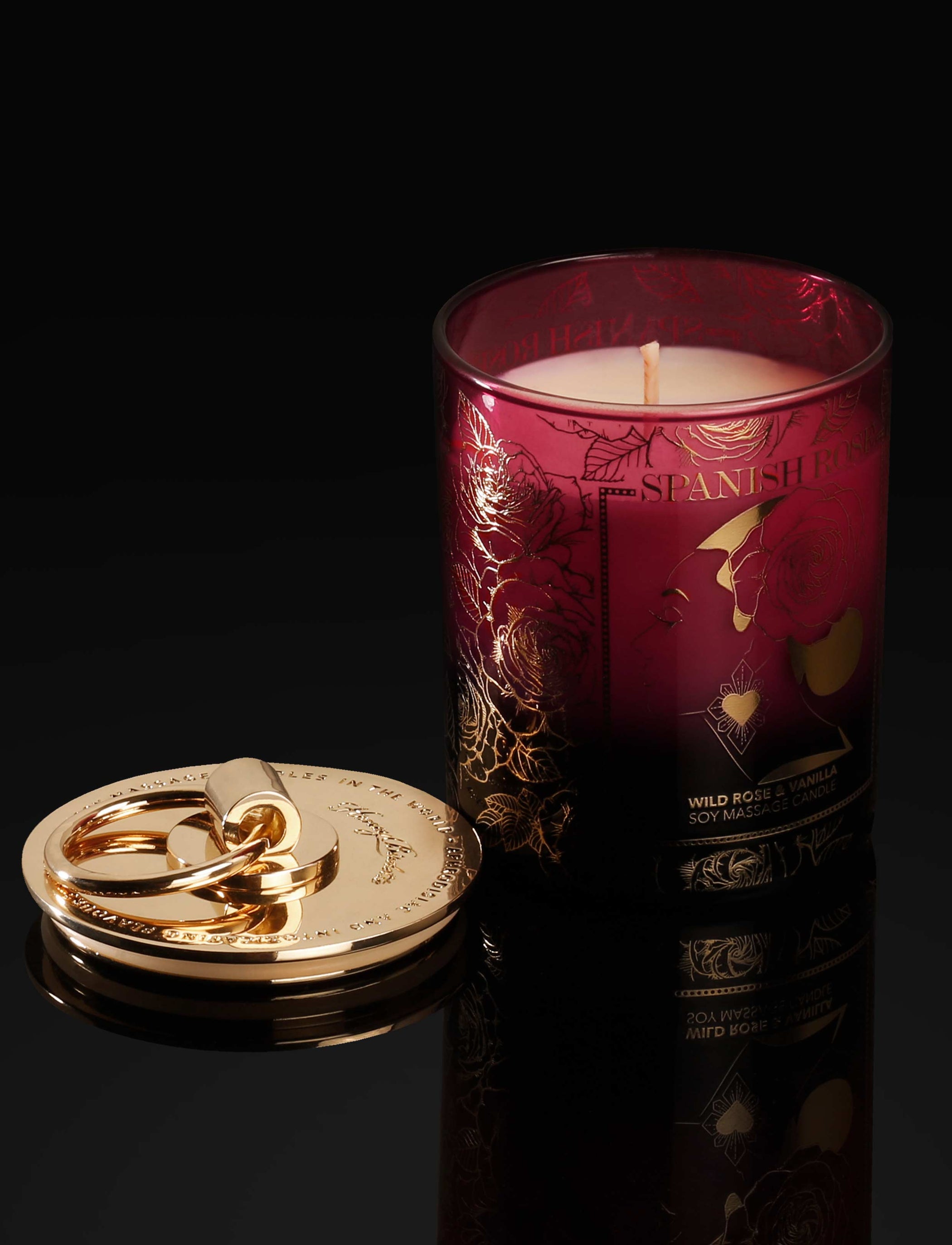 Spanish Rose Candle Shop MASSAGE CANDLES Honey Birdette