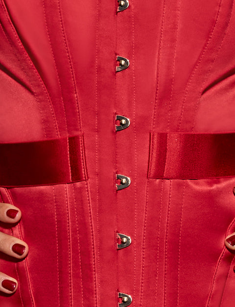 Chastity Red Corset