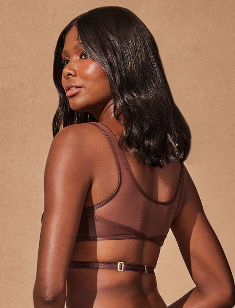 Emily Deep Mahogany Bralette