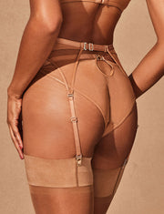 Emily Toffee Midi Suspender