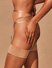Emily Toffee Midi Suspender