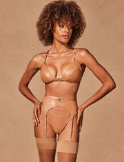 Emily Toffee Midi Suspender