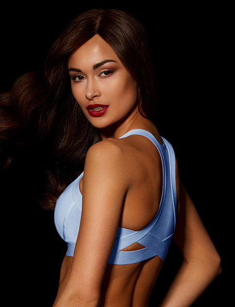 Essentials Baby Blue Crop Top