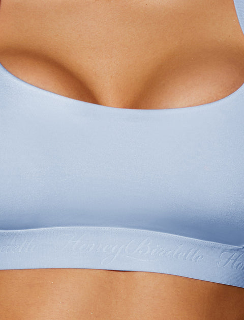Essentials Baby Blue Crop Top