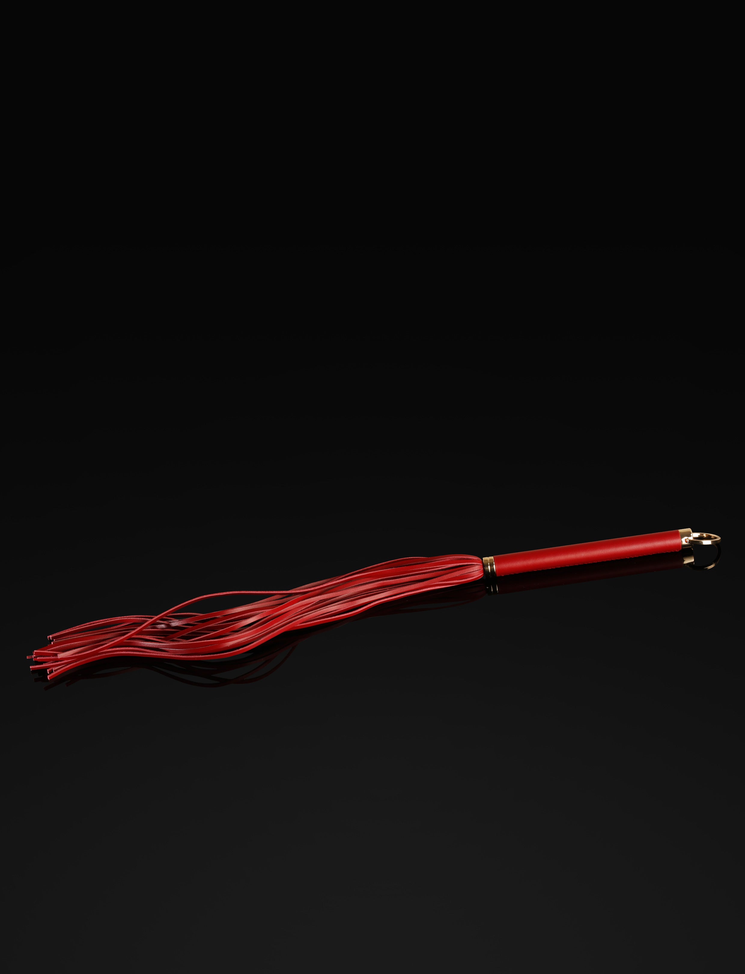 Fashion Fetish Matte Red Flogger