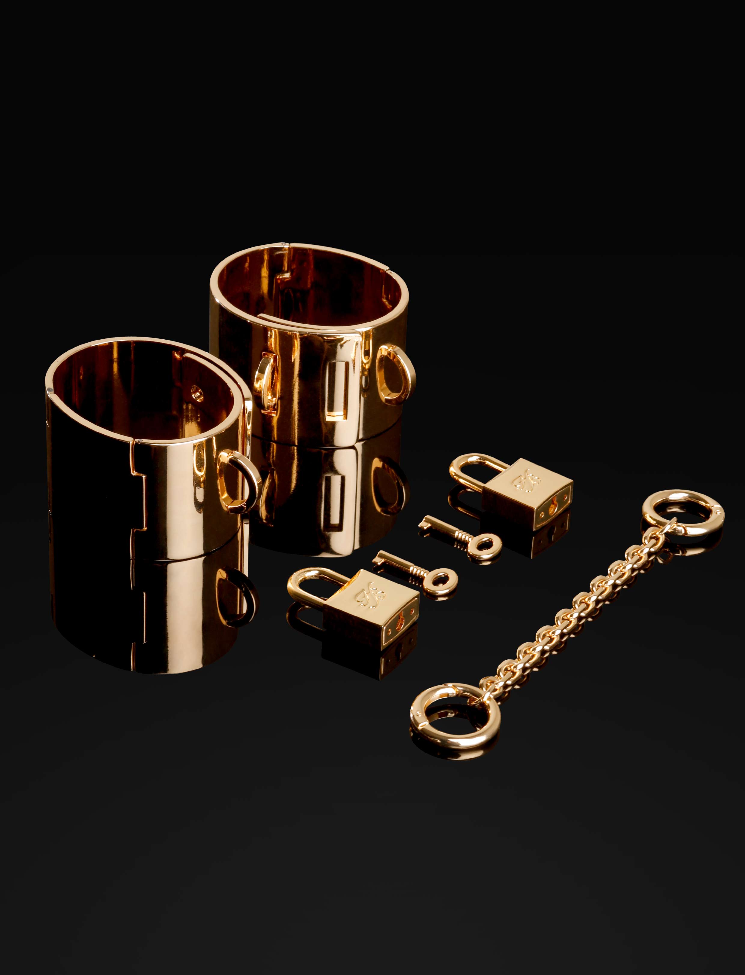 Chastity Gold Cuffs